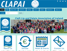 Tablet Screenshot of cleft.ie