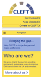 Mobile Screenshot of cleft.org.uk